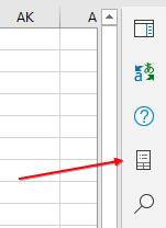 Используя цикл клавиши F6, вы можете переместить фокус на ленту панелей и открывать их с помощью стрелок.